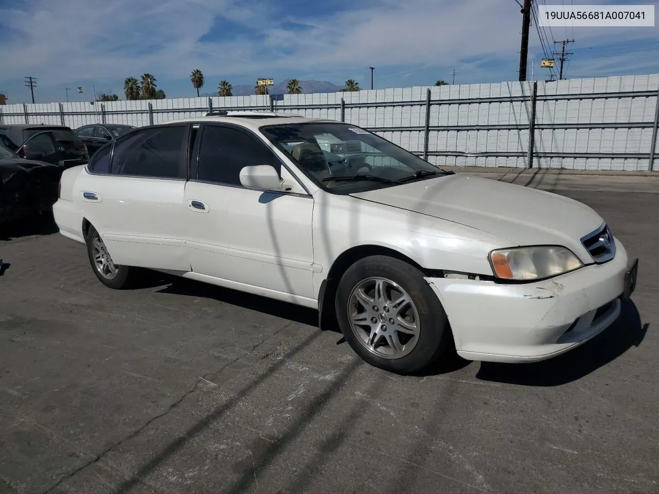 2001 Acura 3.2Tl VIN: 19UUA56681A007041 Lot: 76583644