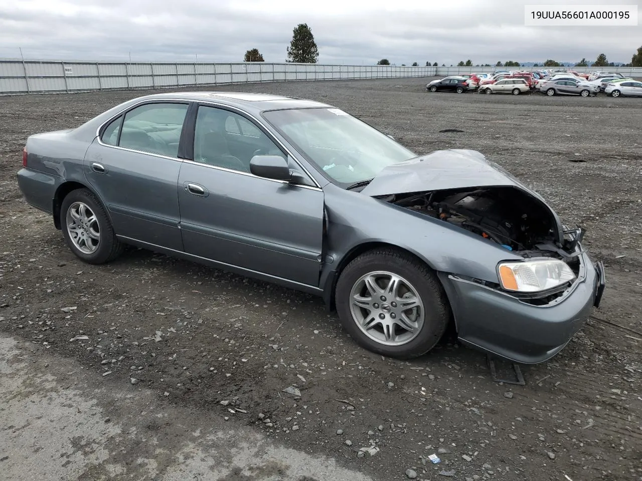 2001 Acura 3.2Tl VIN: 19UUA56601A000195 Lot: 76602624