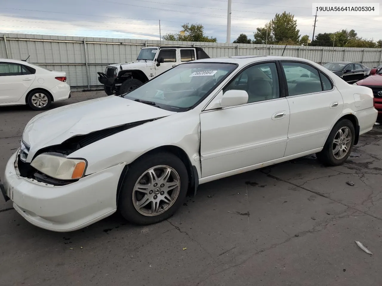 2001 Acura 3.2Tl VIN: 19UUA56641A005304 Lot: 76628964