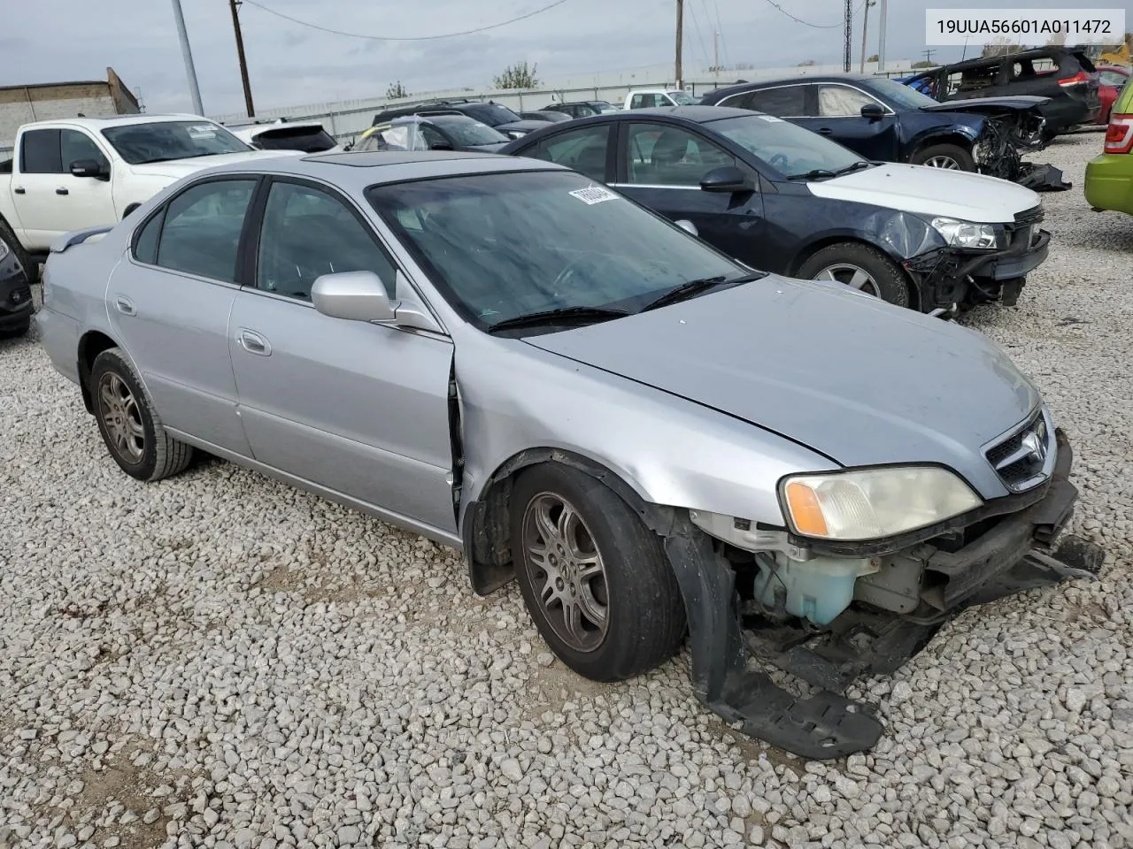 2001 Acura 3.2Tl VIN: 19UUA56601A011472 Lot: 78680464