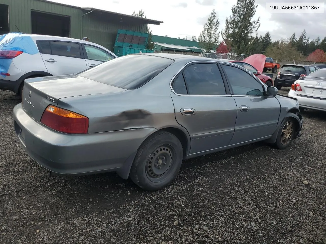 2001 Acura 3.2Tl VIN: 19UUA56631A011367 Lot: 79227034