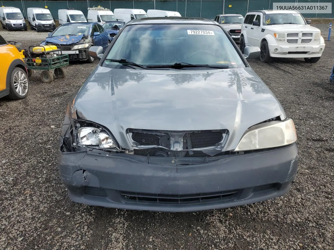 2001 Acura 3.2Tl VIN: 19UUA56631A011367 Lot: 79227034