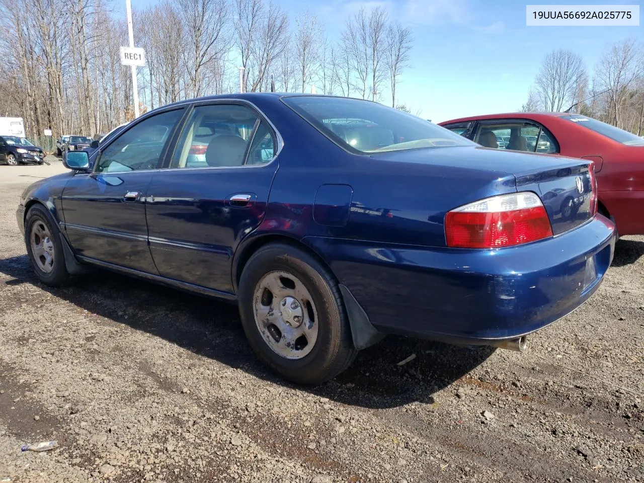 2002 Acura 3.2Tl VIN: 19UUA56692A025775 Lot: 45384234