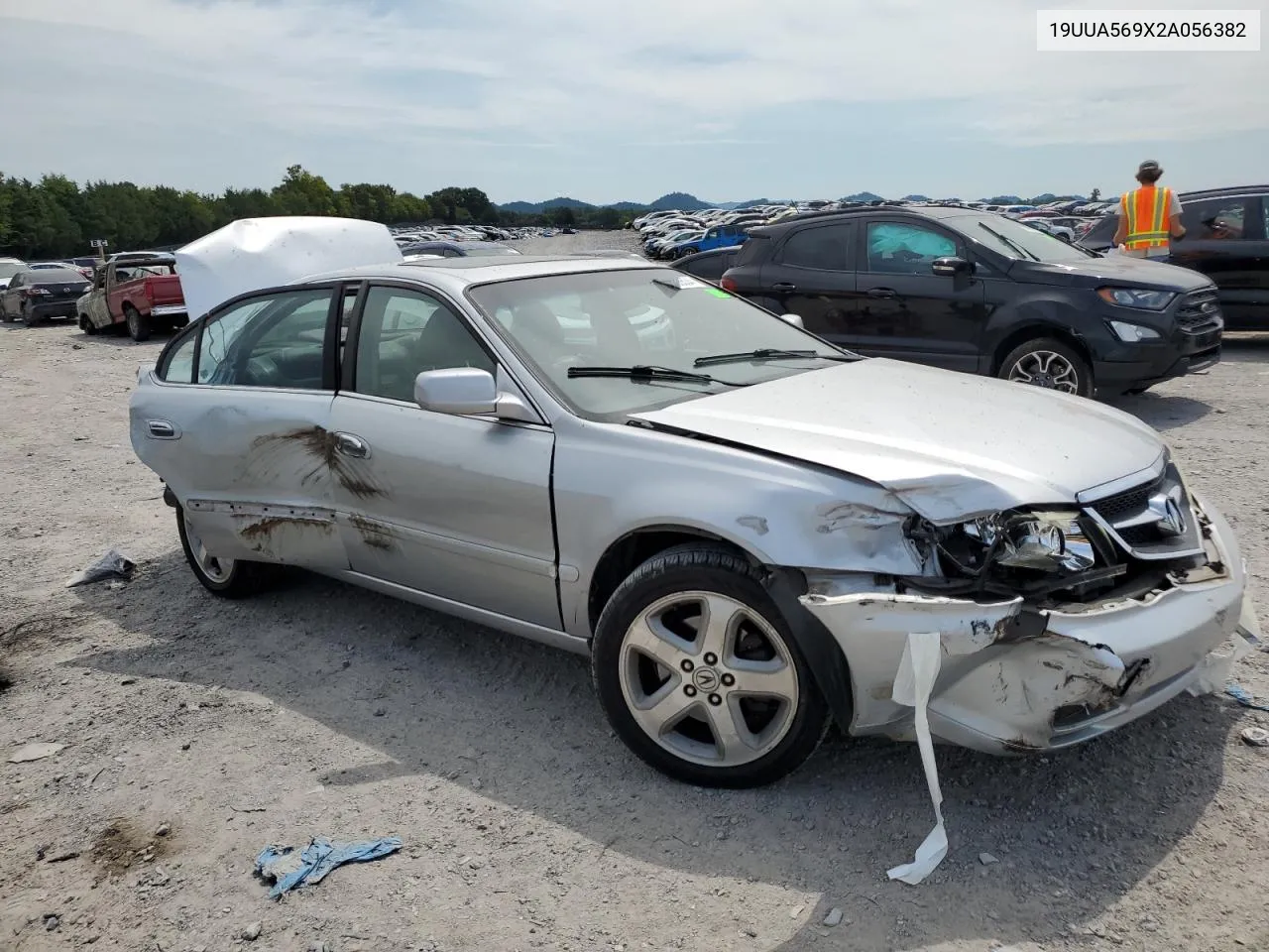 2002 Acura 3.2Tl Type-S VIN: 19UUA569X2A056382 Lot: 67036534