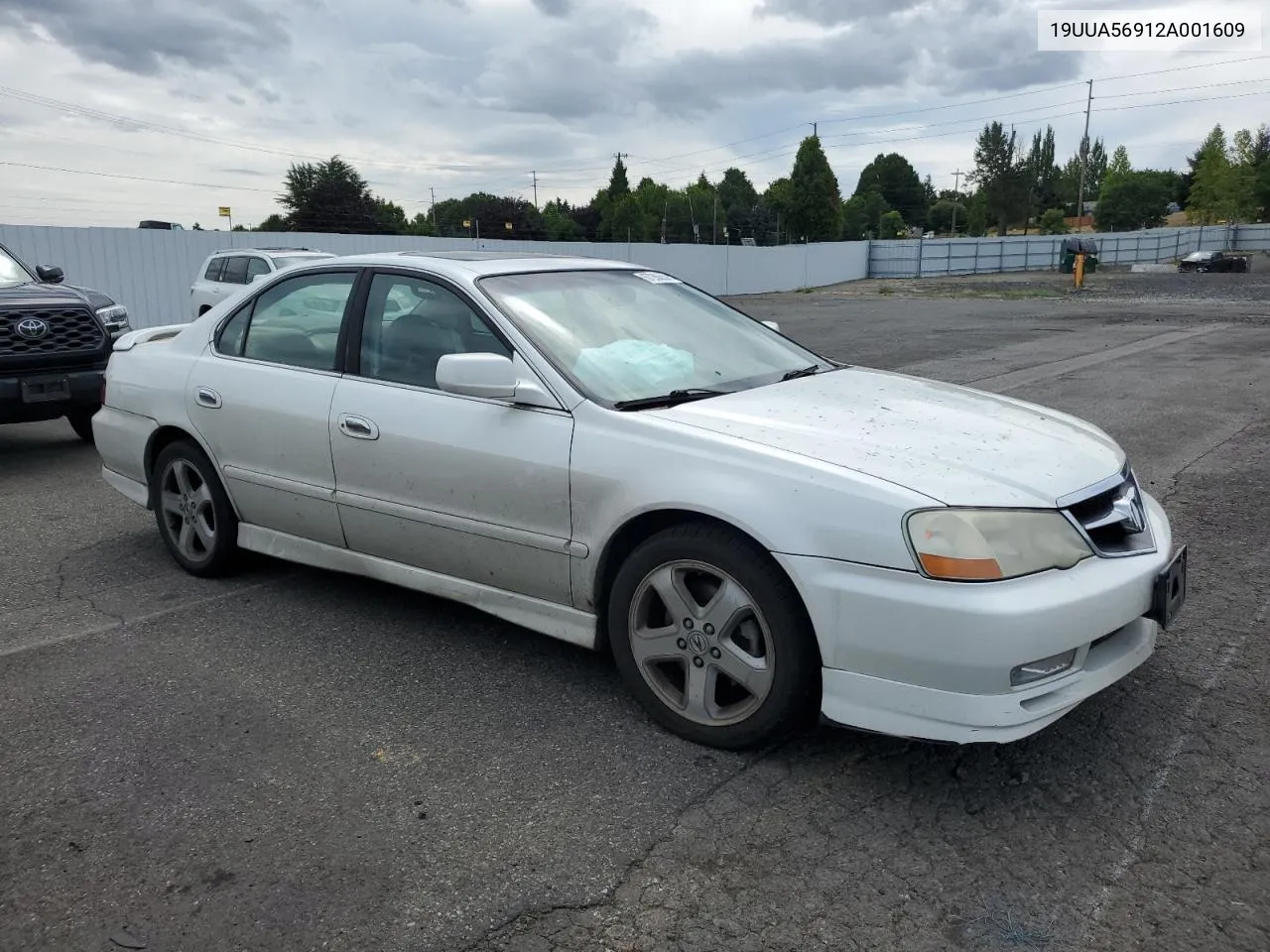 2002 Acura 3.2Tl Type-S VIN: 19UUA56912A001609 Lot: 67286634