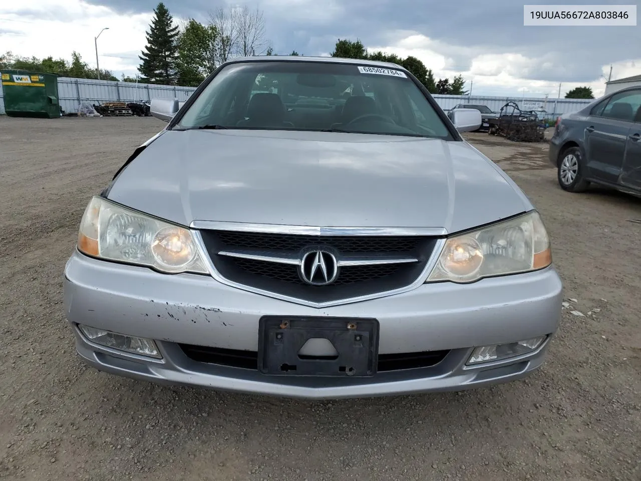 2002 Acura 3.2Tl VIN: 19UUA56672A803846 Lot: 68502784