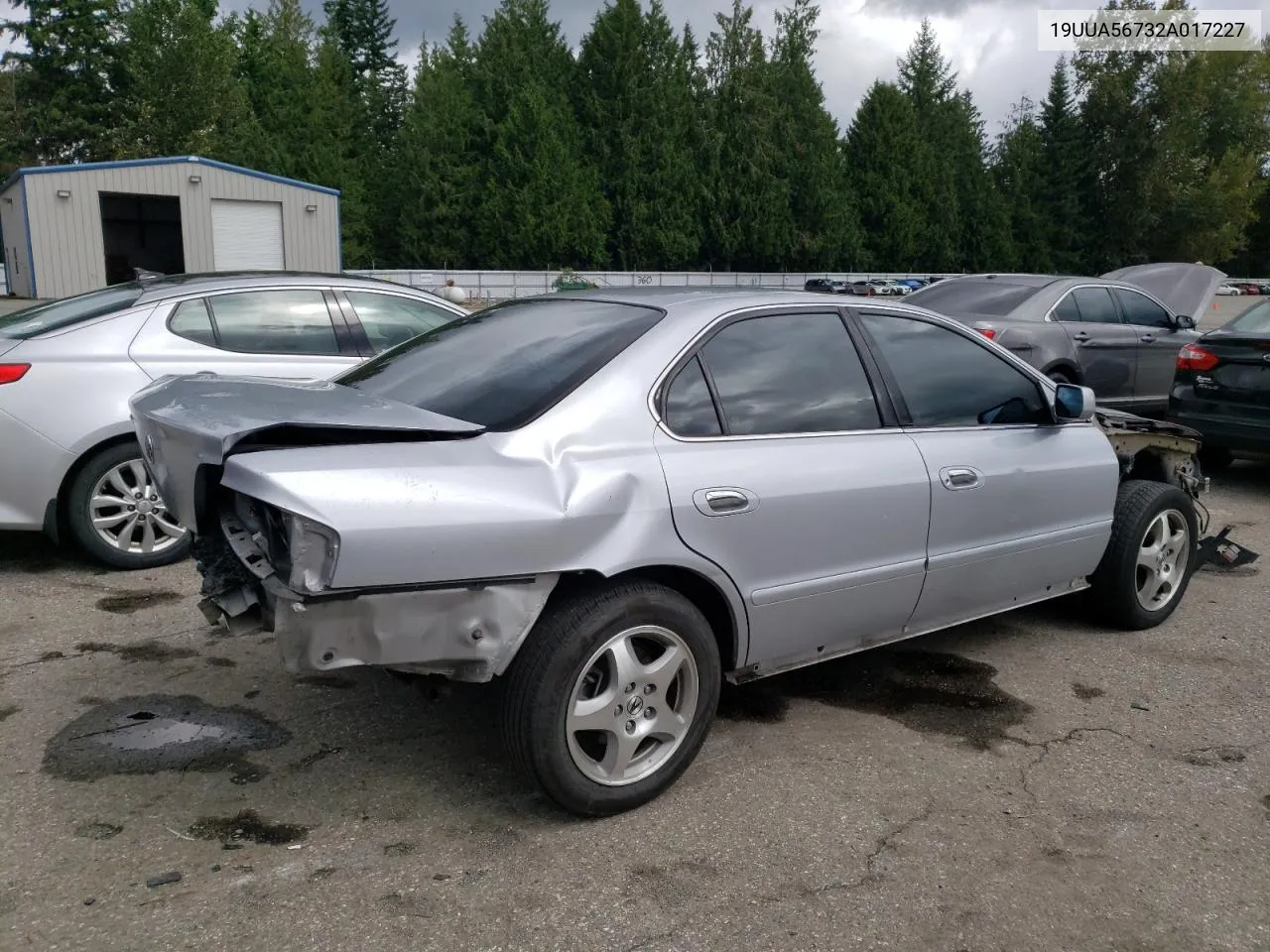 2002 Acura 3.2Tl VIN: 19UUA56732A017227 Lot: 69119824