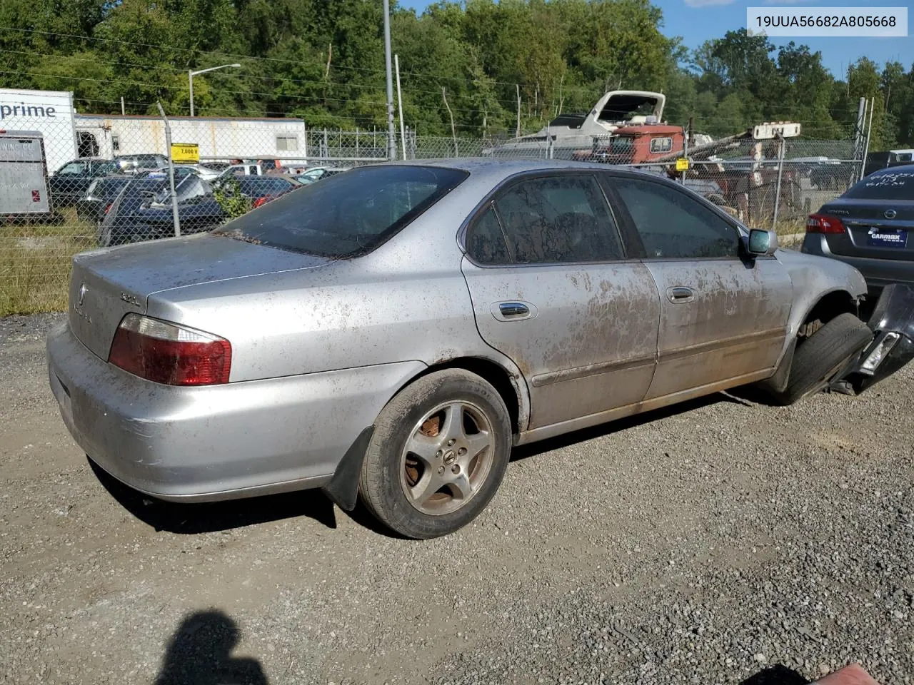 2002 Acura 3.2Tl VIN: 19UUA56682A805668 Lot: 70390144