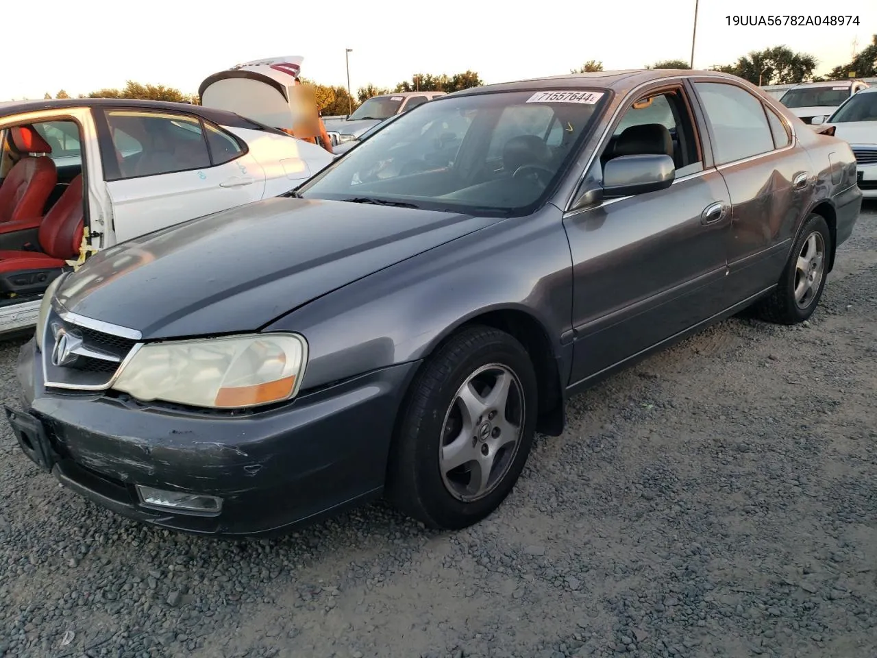 2002 Acura 3.2Tl VIN: 19UUA56782A048974 Lot: 71557644