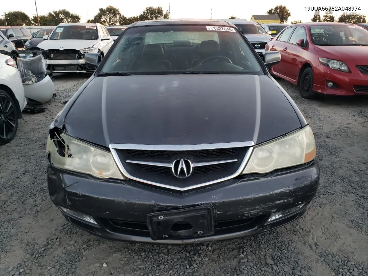 2002 Acura 3.2Tl VIN: 19UUA56782A048974 Lot: 71557644