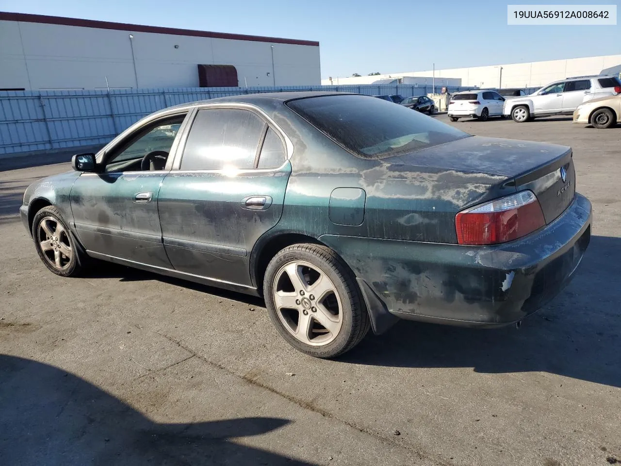 2002 Acura 3.2Tl Type-S VIN: 19UUA56912A008642 Lot: 72225974