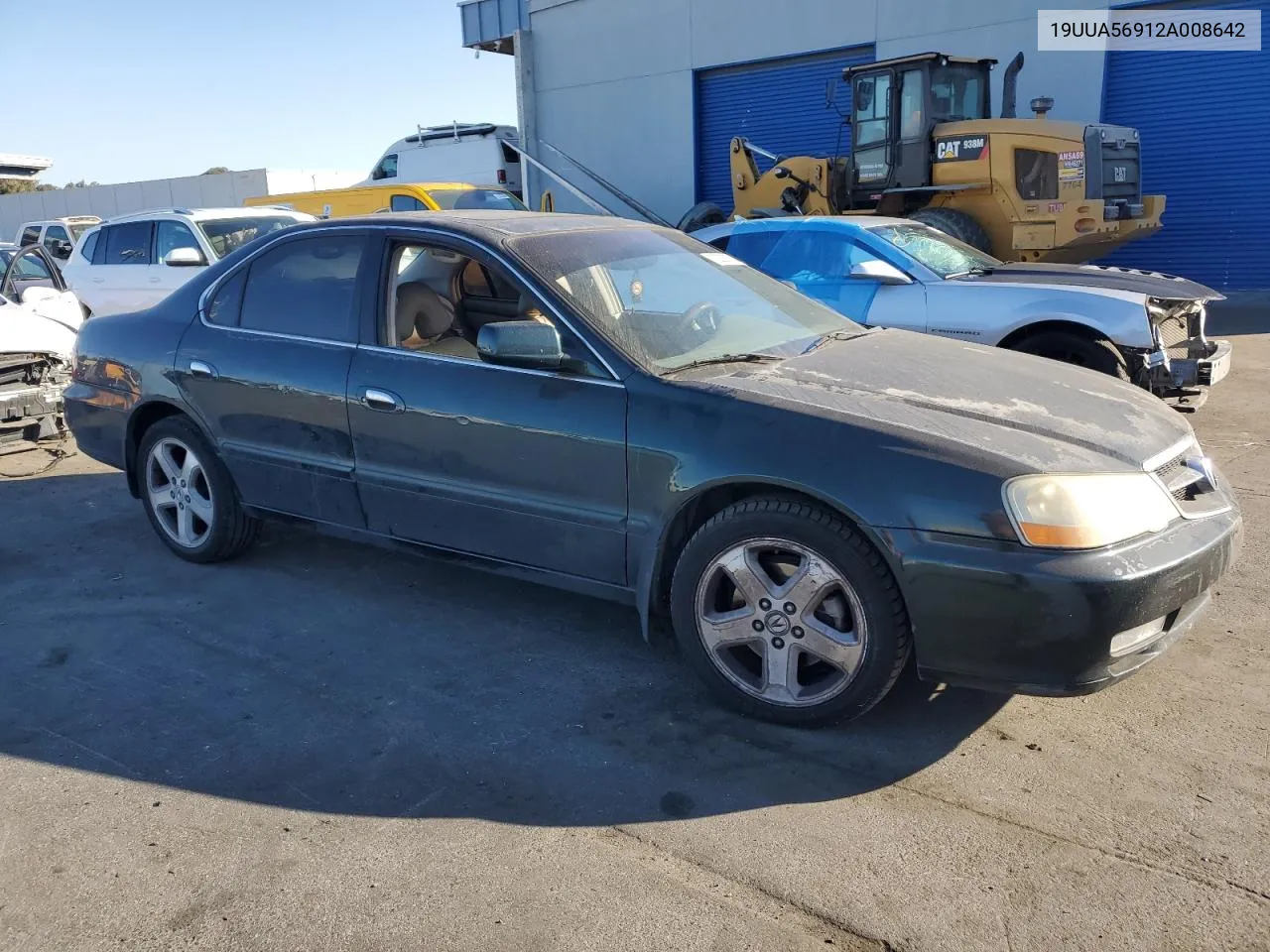 2002 Acura 3.2Tl Type-S VIN: 19UUA56912A008642 Lot: 72225974