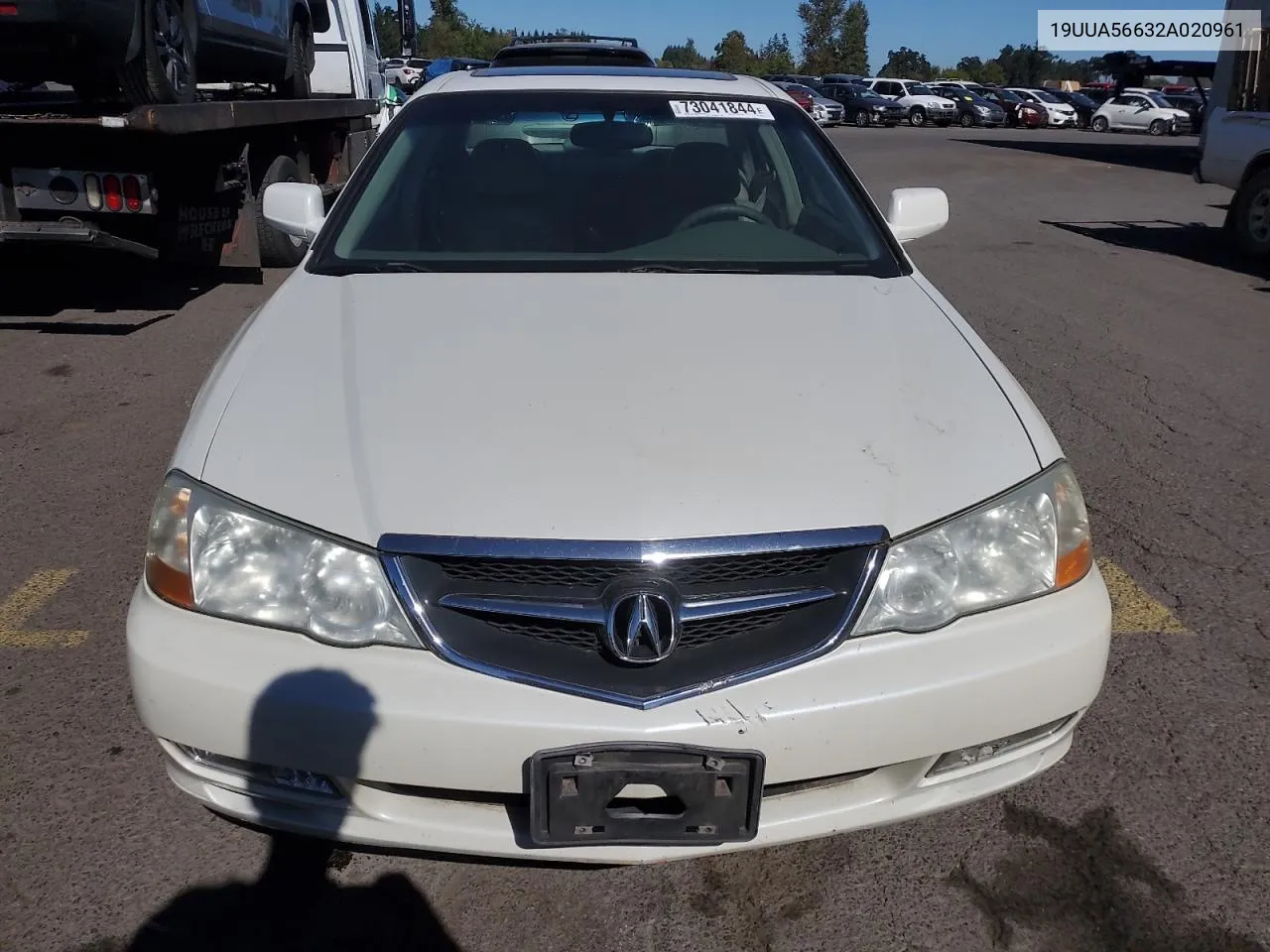 2002 Acura 3.2Tl VIN: 19UUA56632A020961 Lot: 73041844