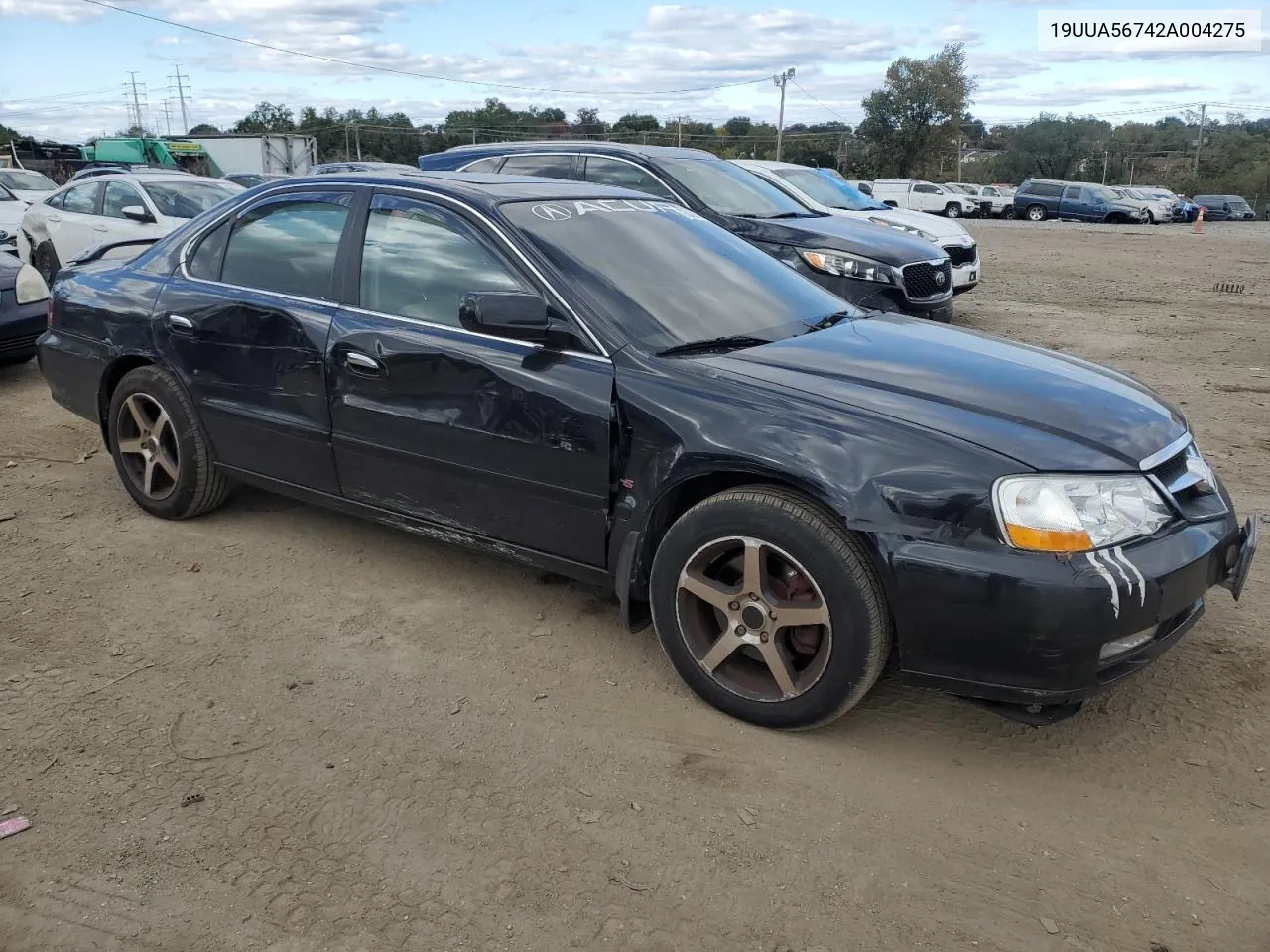 2002 Acura 3.2Tl VIN: 19UUA56742A004275 Lot: 75403714