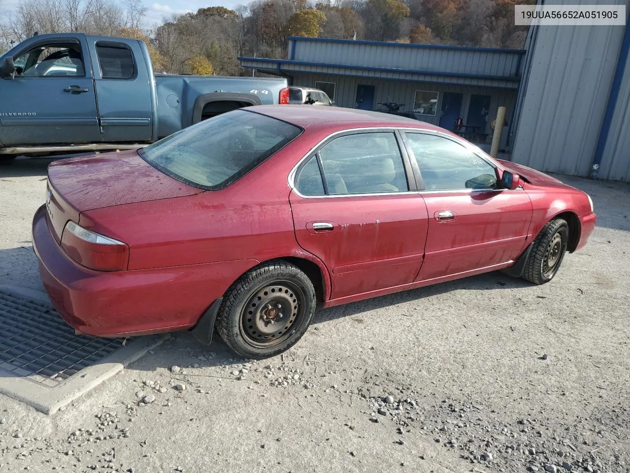 2002 Acura 3.2Tl VIN: 19UUA56652A051905 Lot: 78742354