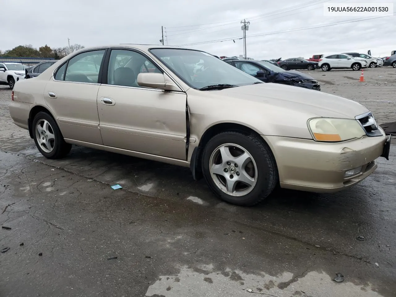 2002 Acura 3.2Tl VIN: 19UUA56622A001530 Lot: 79020014