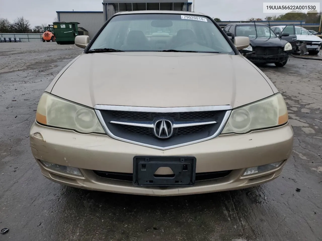 2002 Acura 3.2Tl VIN: 19UUA56622A001530 Lot: 79020014