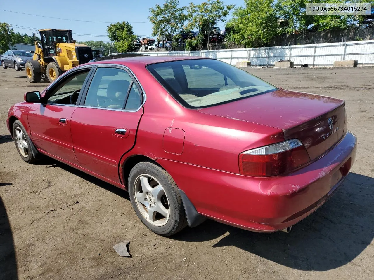 2003 Acura 3.2Tl VIN: 19UUA56673A015294 Lot: 63561654