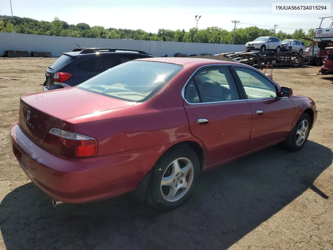 2003 Acura 3.2Tl VIN: 19UUA56673A015294 Lot: 63561654