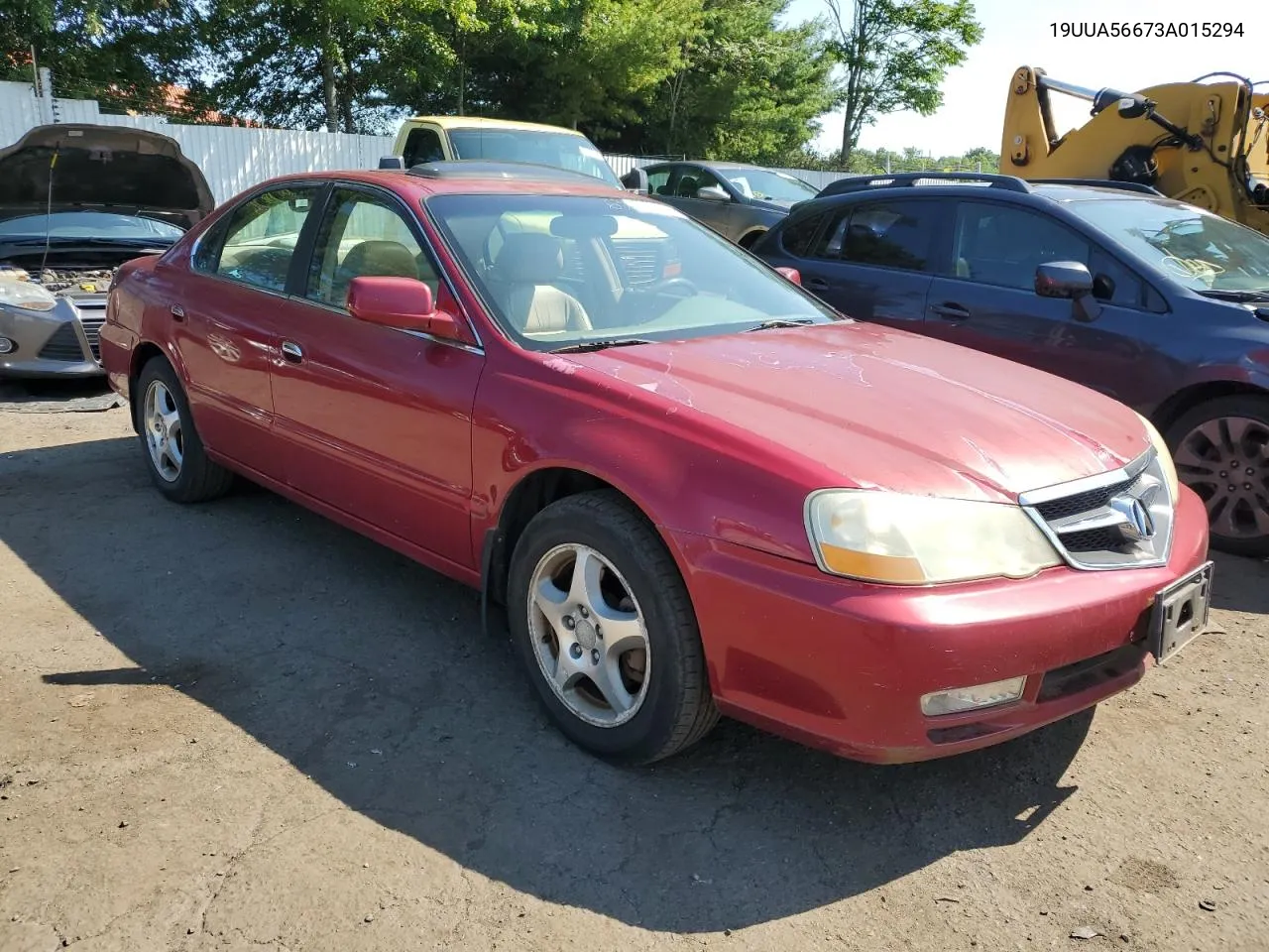 2003 Acura 3.2Tl VIN: 19UUA56673A015294 Lot: 63561654