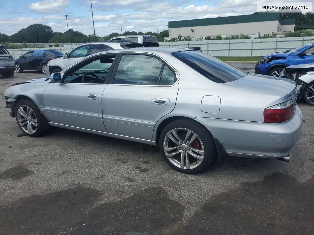 2003 Acura 3.2Tl VIN: 19UUA566X3A027410 Lot: 68202424