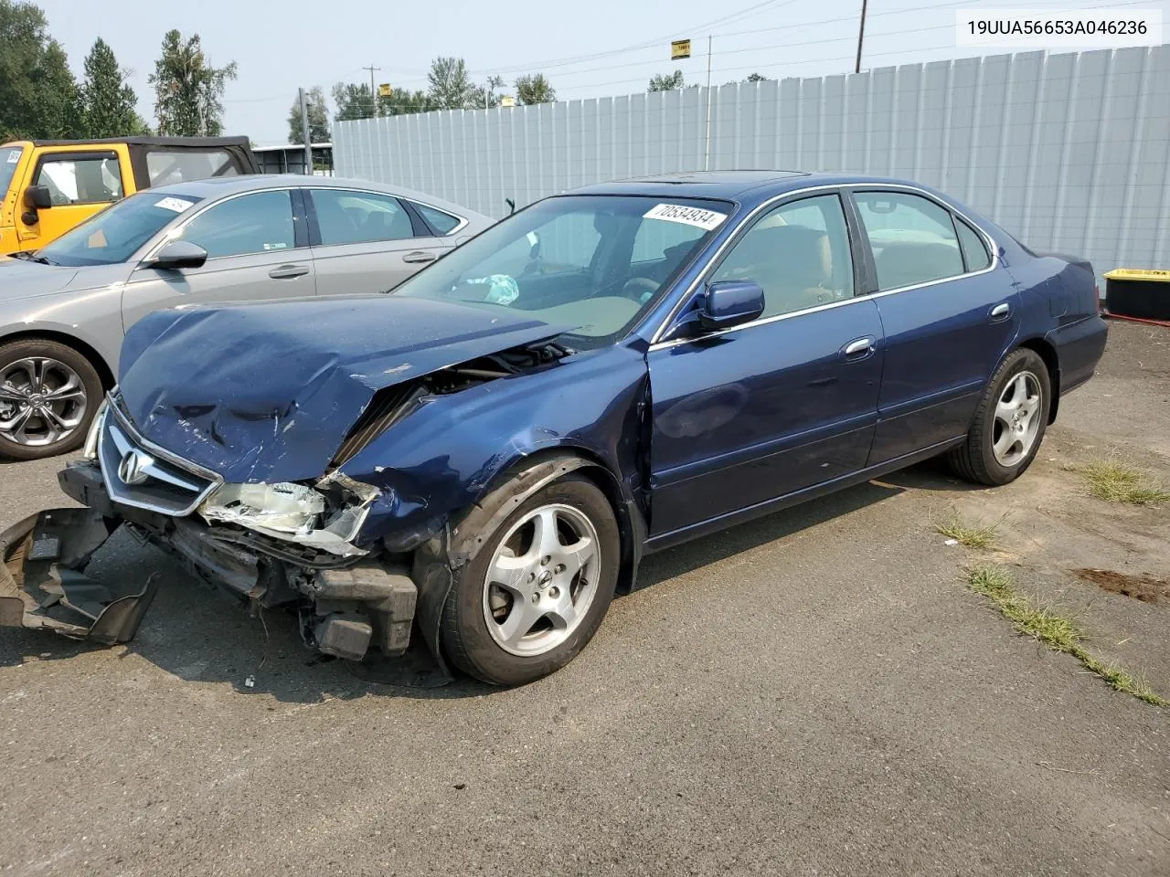 2003 Acura 3.2Tl VIN: 19UUA56653A046236 Lot: 70534934