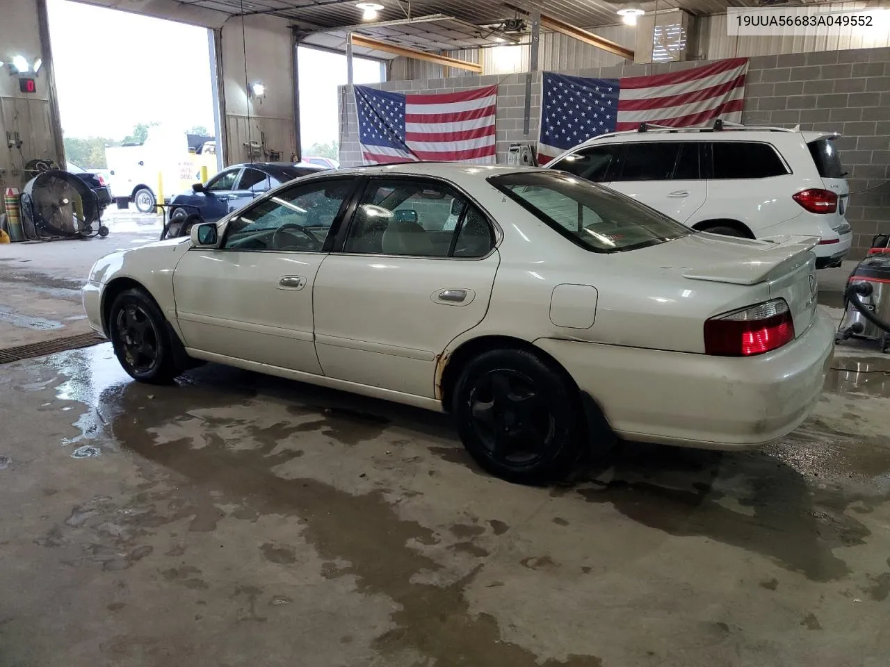 2003 Acura 3.2Tl VIN: 19UUA56683A049552 Lot: 72232584