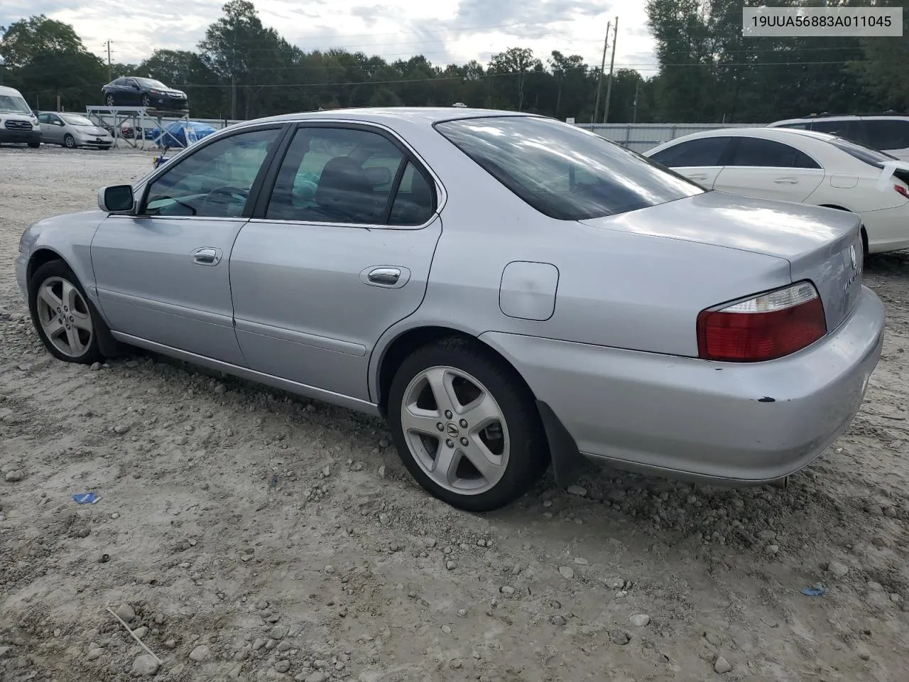 2003 Acura 3.2Tl Type-S VIN: 19UUA56883A011045 Lot: 72762234