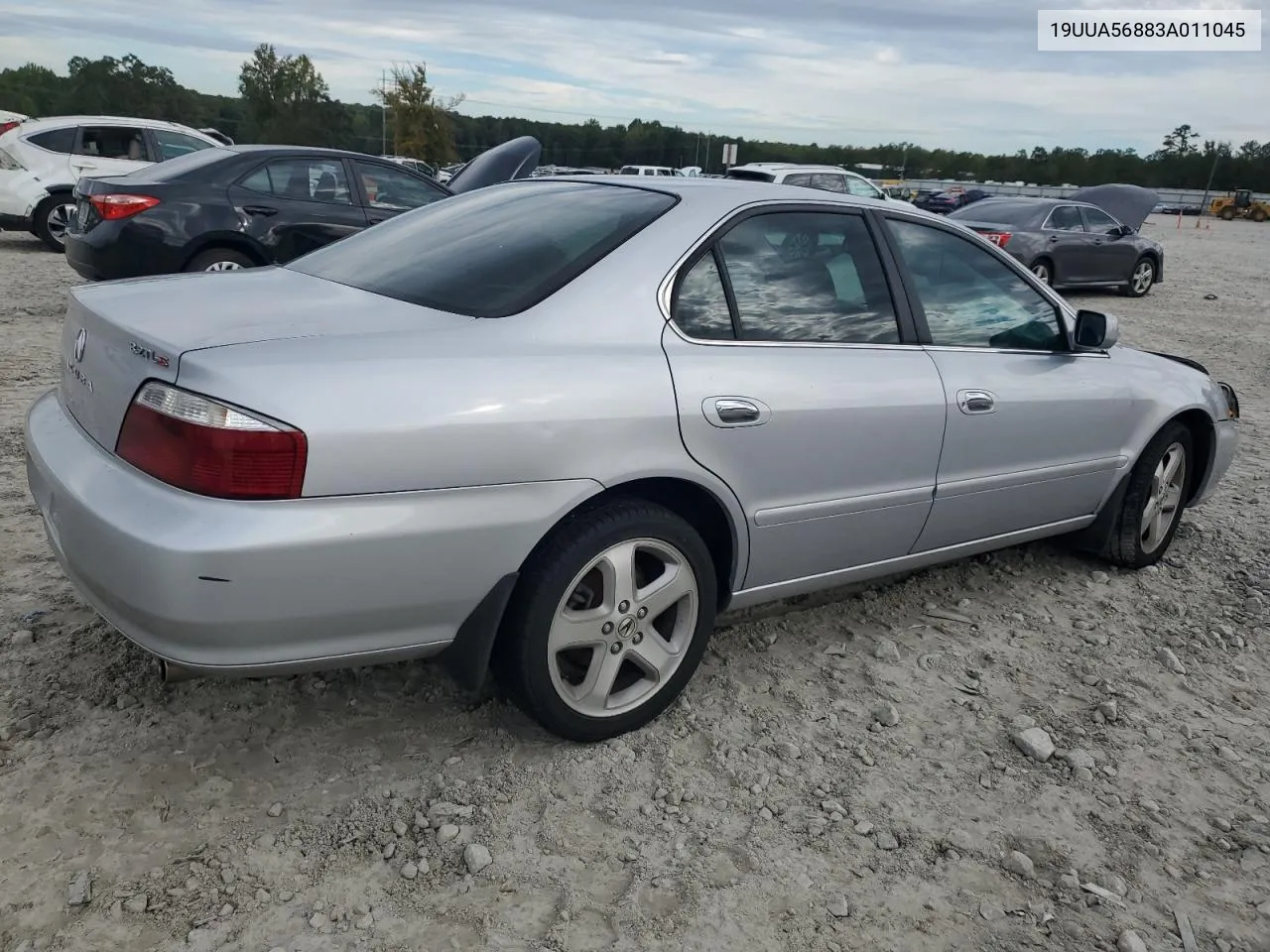 2003 Acura 3.2Tl Type-S VIN: 19UUA56883A011045 Lot: 72762234