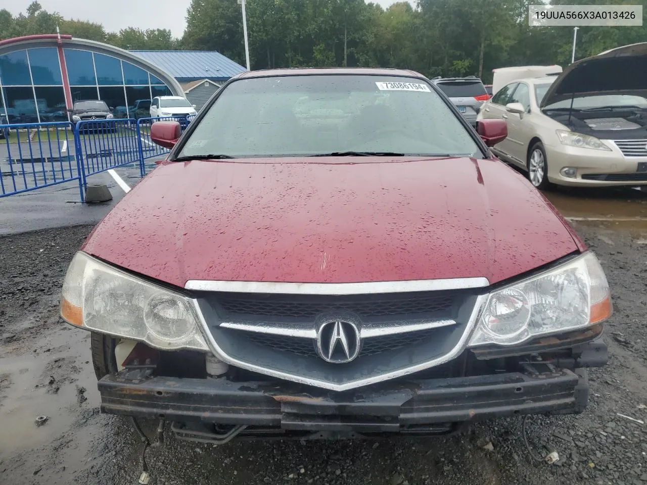 2003 Acura 3.2Tl VIN: 19UUA566X3A013426 Lot: 73086194