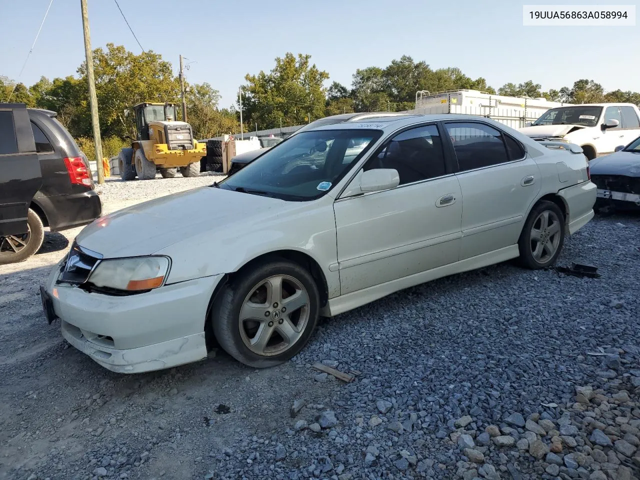 2003 Acura 3.2Tl Type-S VIN: 19UUA56863A058994 Lot: 75258714