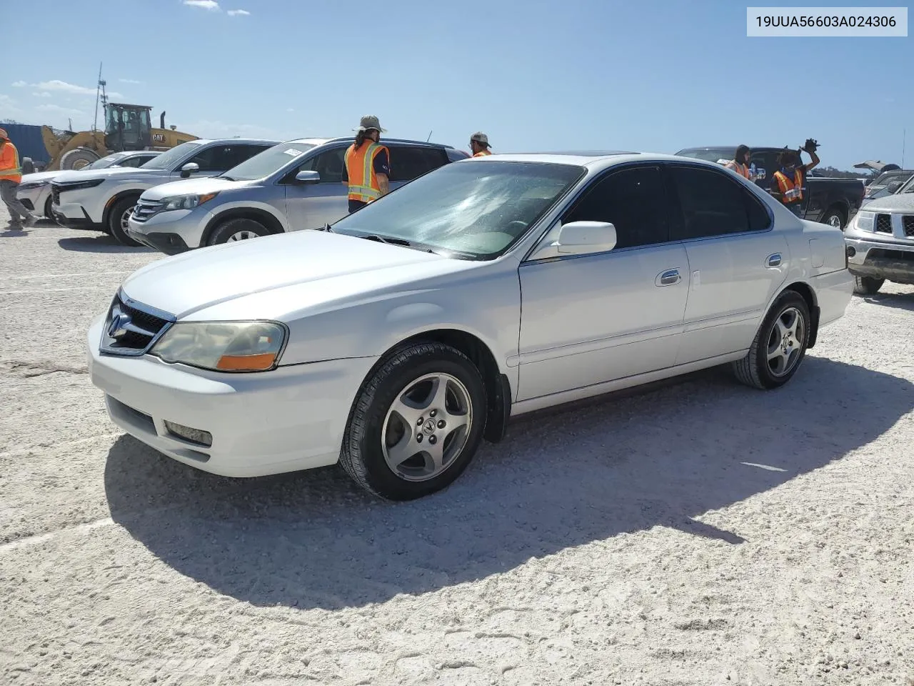 2003 Acura 3.2Tl VIN: 19UUA56603A024306 Lot: 77268744