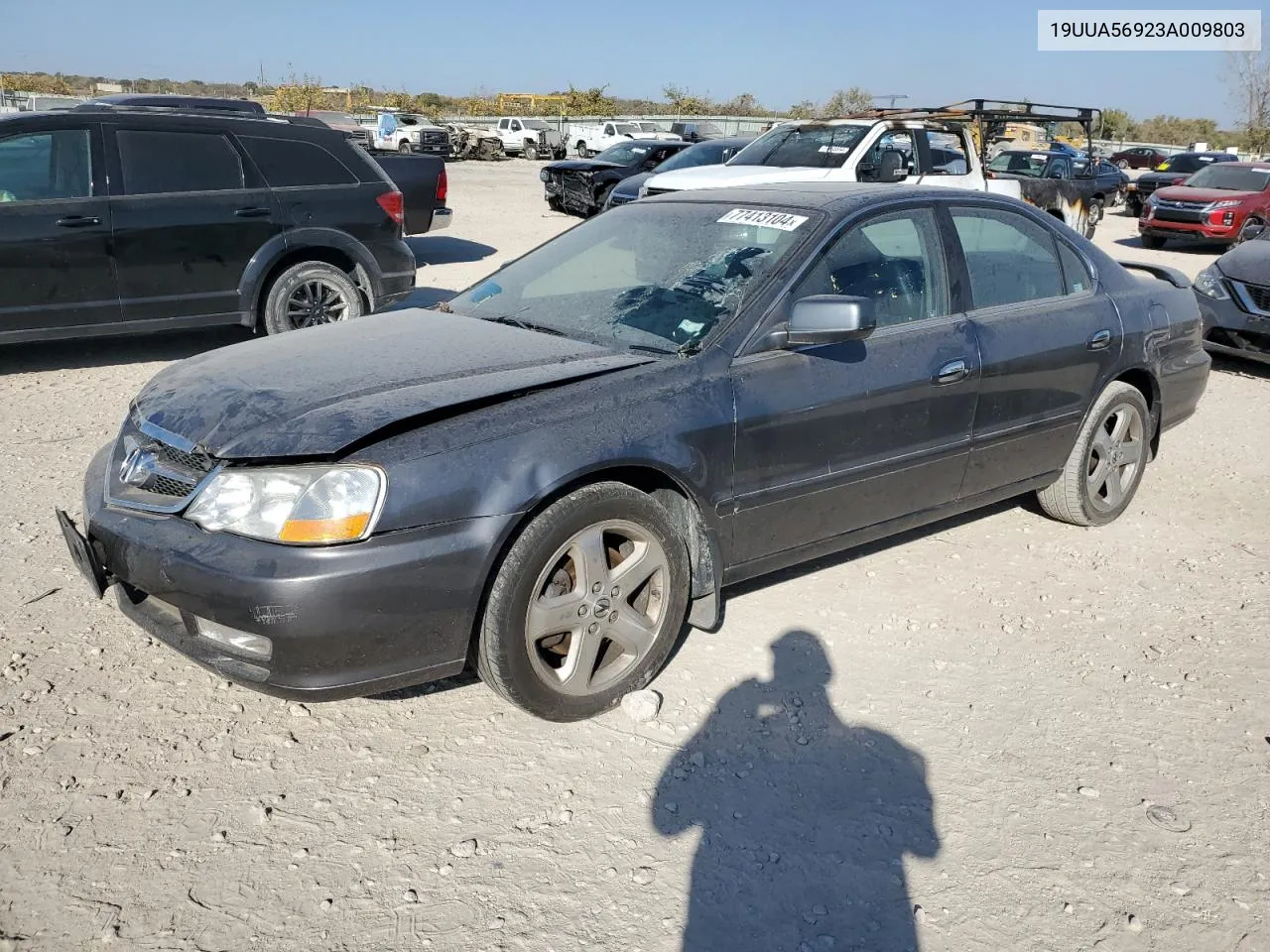 2003 Acura 3.2Tl Type-S VIN: 19UUA56923A009803 Lot: 77413104