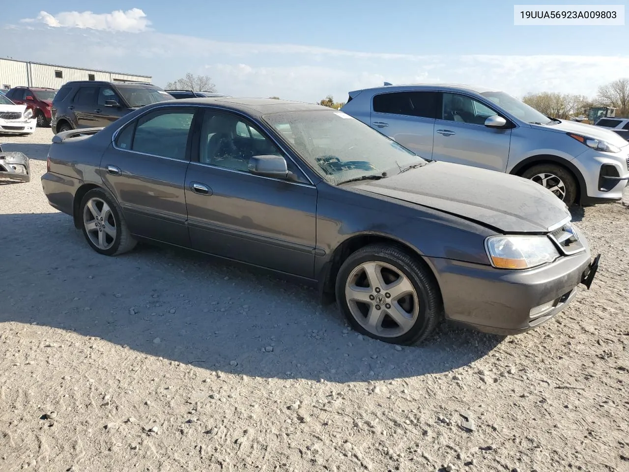 2003 Acura 3.2Tl Type-S VIN: 19UUA56923A009803 Lot: 77413104