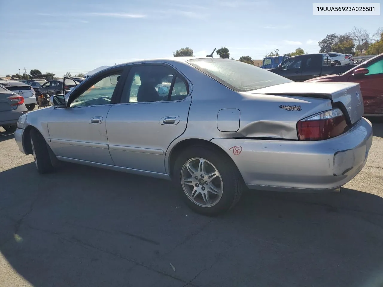 2003 Acura 3.2Tl Type-S VIN: 19UUA56923A025581 Lot: 77491454