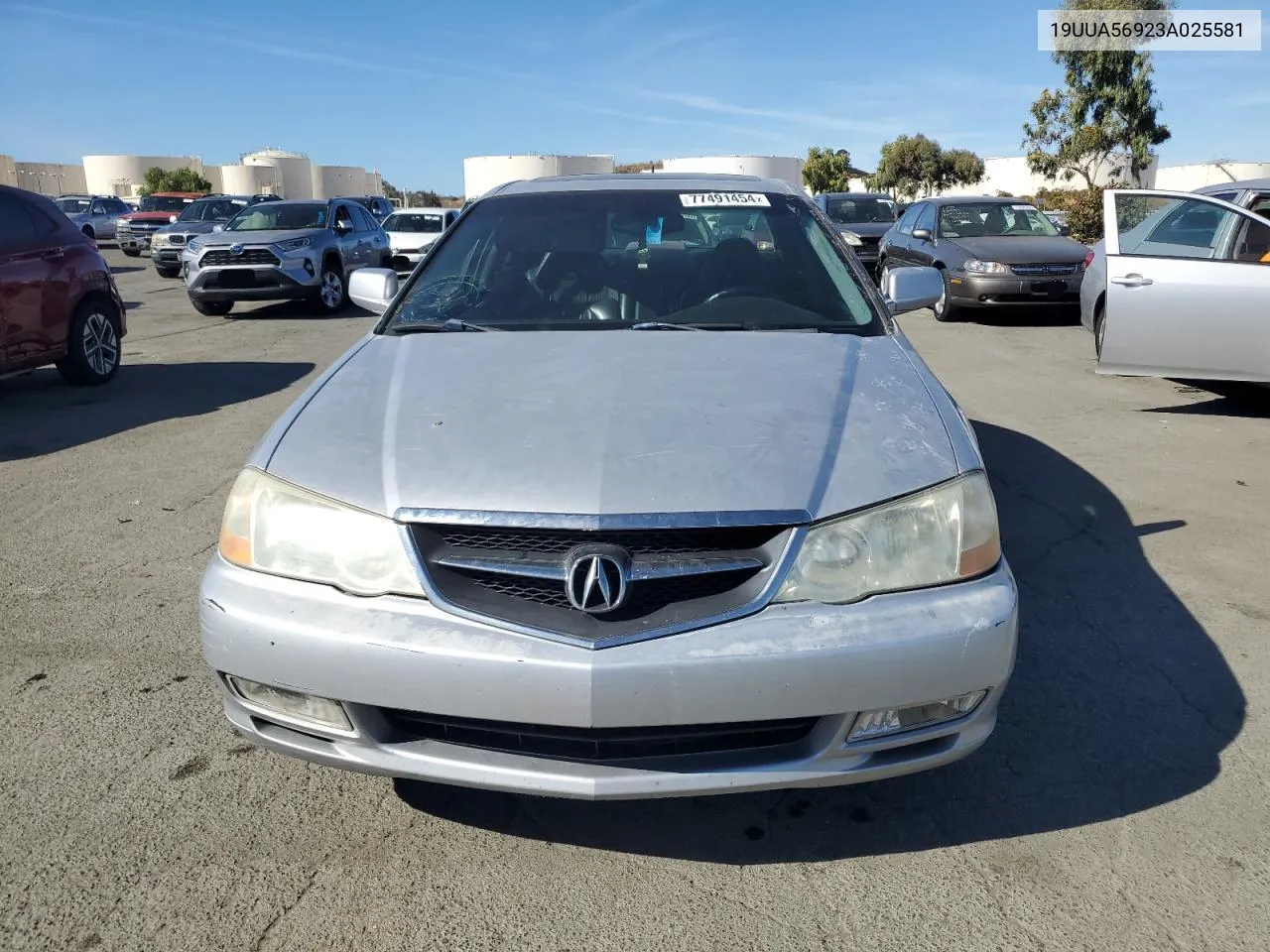 2003 Acura 3.2Tl Type-S VIN: 19UUA56923A025581 Lot: 77491454