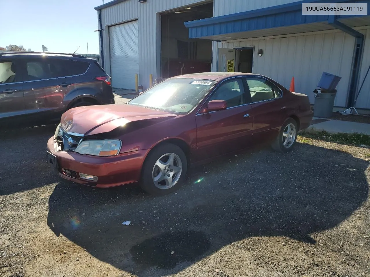 2003 Acura 3.2Tl VIN: 19UUA56663A091119 Lot: 77676864