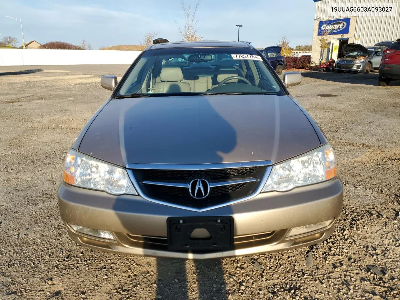 2003 Acura 3.2Tl VIN: 19UUA56603A093027 Lot: 77857784