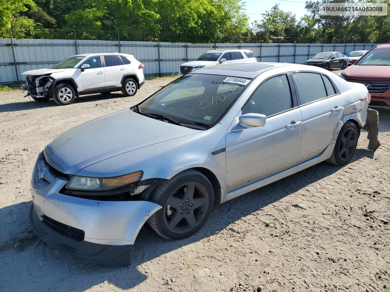 2004 Acura Tl VIN: 19UUA66214A053088 Lot: 53196844