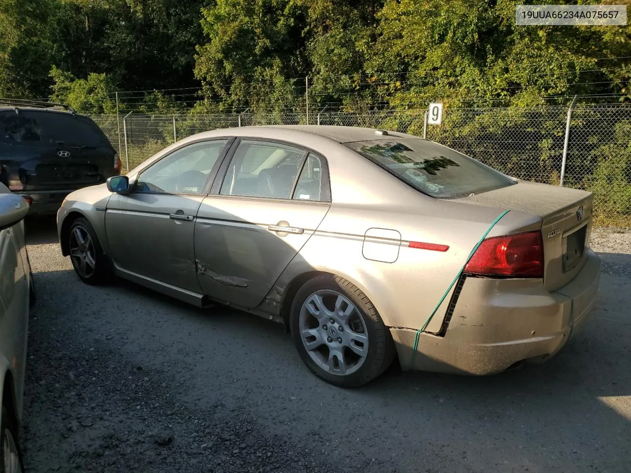 2004 Acura Tl VIN: 19UUA66234A075657 Lot: 70410844