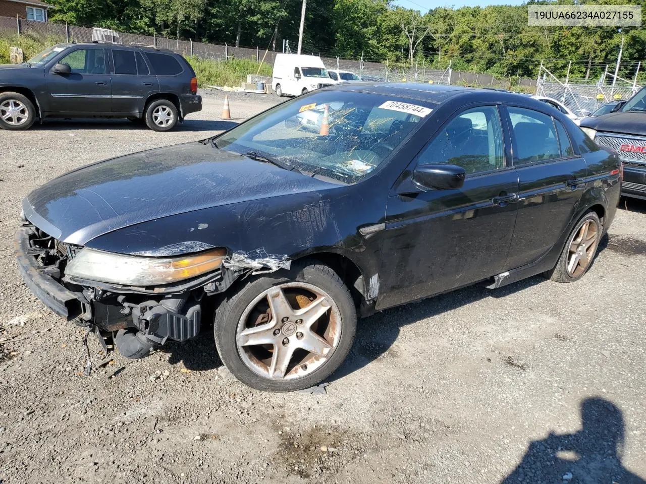 2004 Acura Tl VIN: 19UUA66234A027155 Lot: 70458744