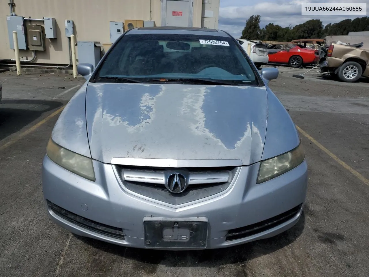 2004 Acura Tl VIN: 19UUA66244A050685 Lot: 72092794