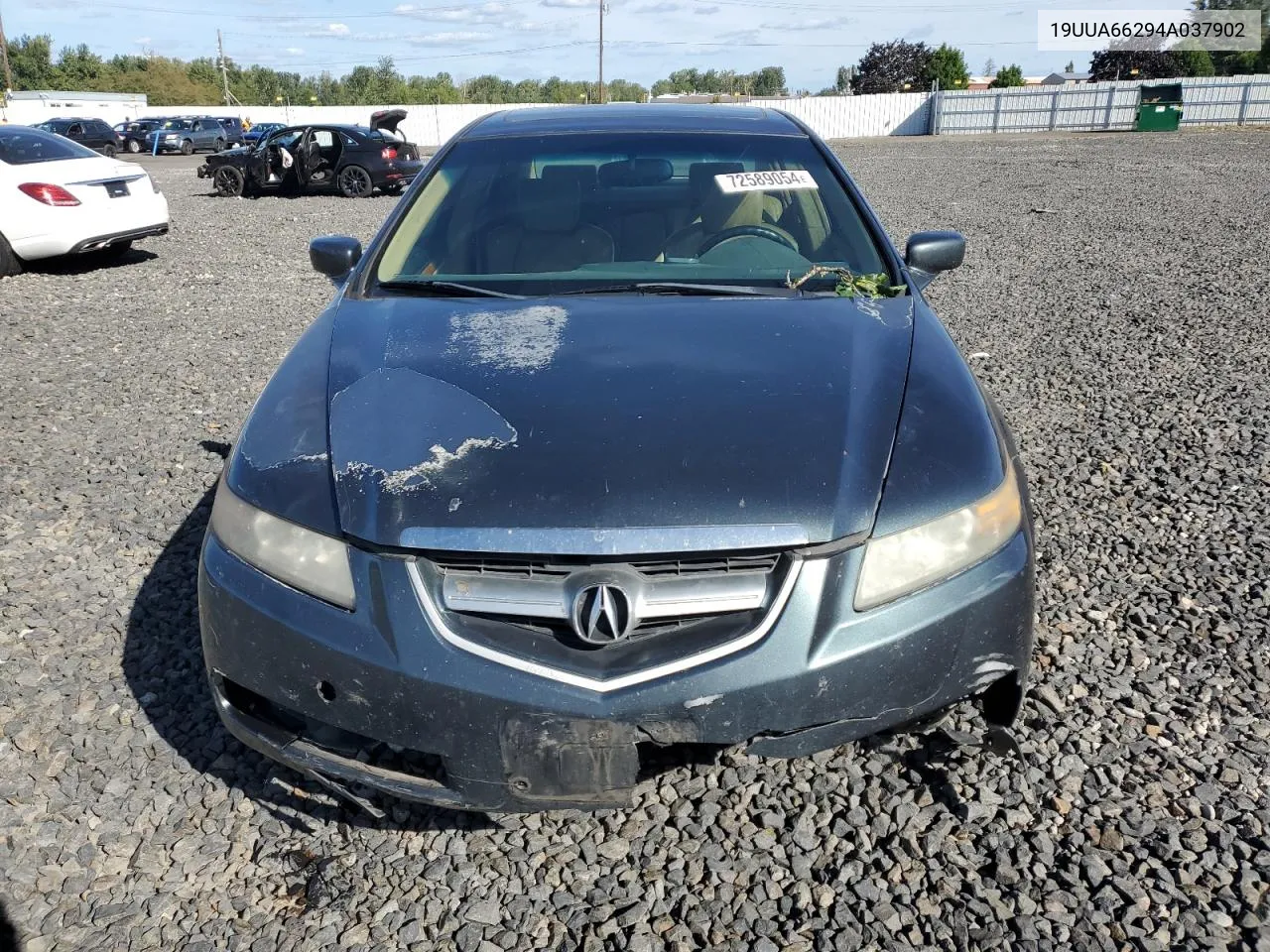 2004 Acura Tl VIN: 19UUA66294A037902 Lot: 72589054