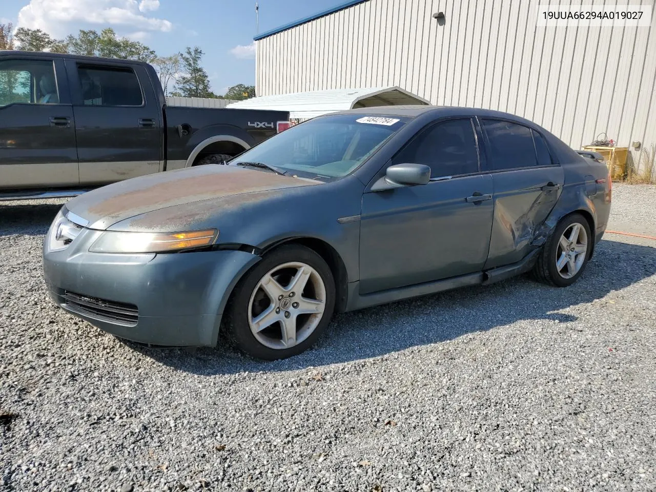 2004 Acura Tl VIN: 19UUA66294A019027 Lot: 74842784