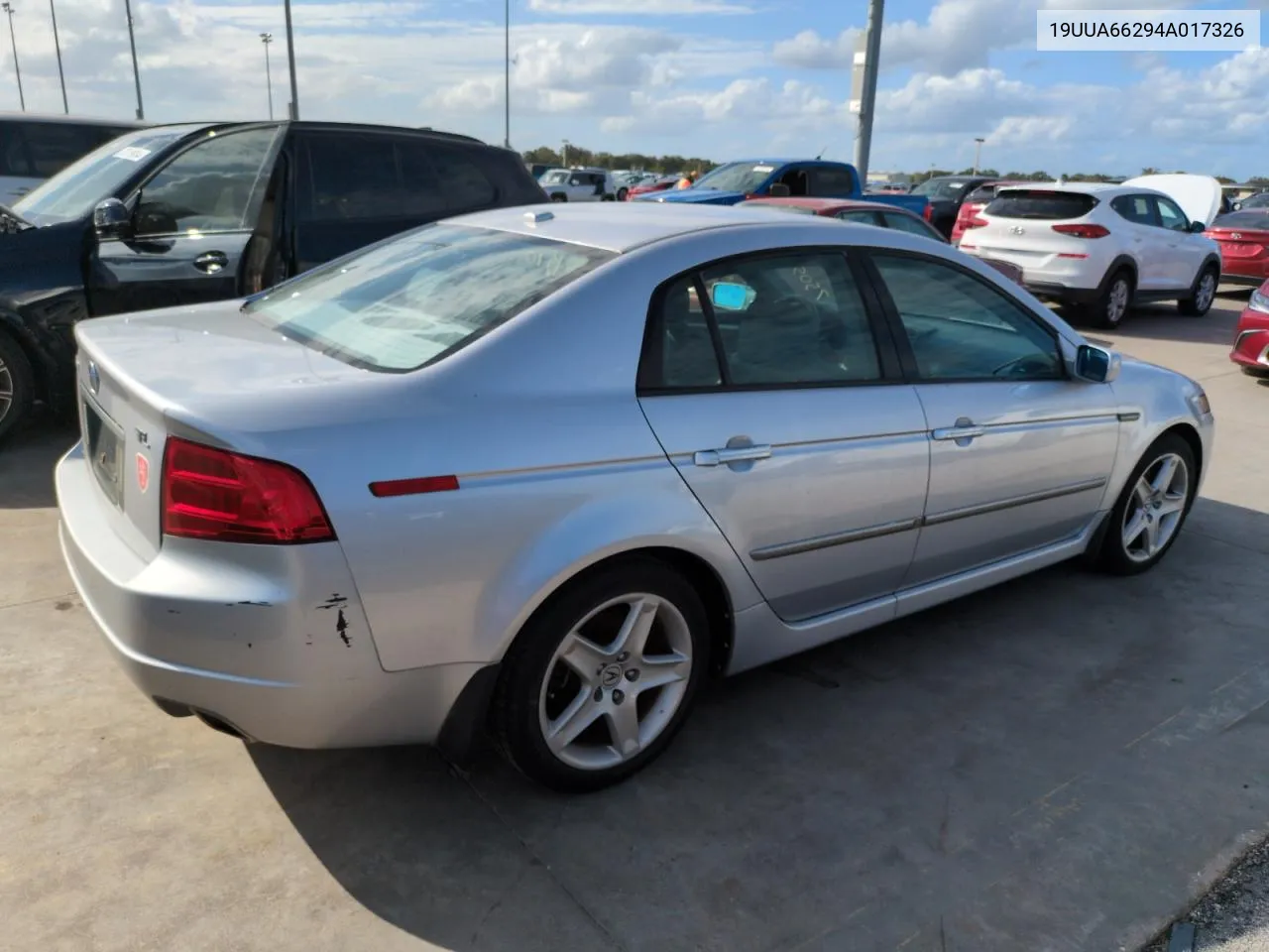 2004 Acura Tl VIN: 19UUA66294A017326 Lot: 75056834