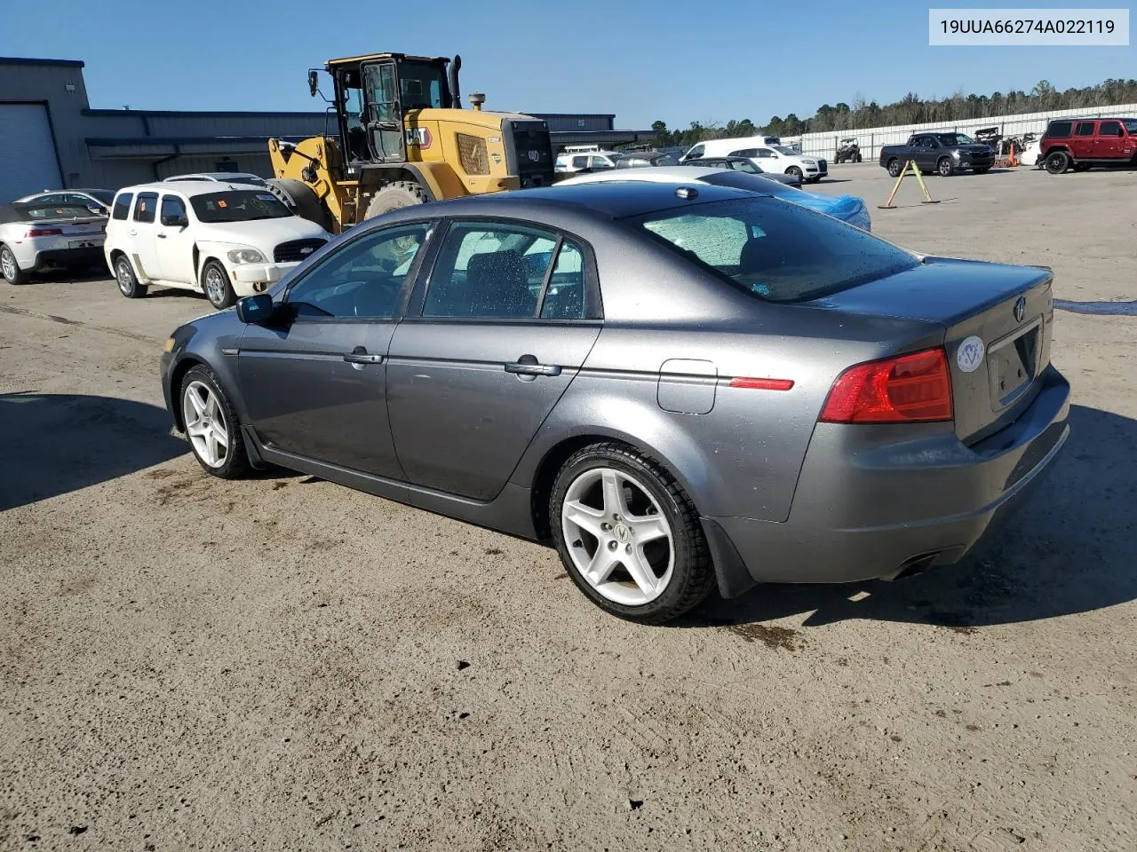 2004 Acura Tl VIN: 19UUA66274A022119 Lot: 76025064