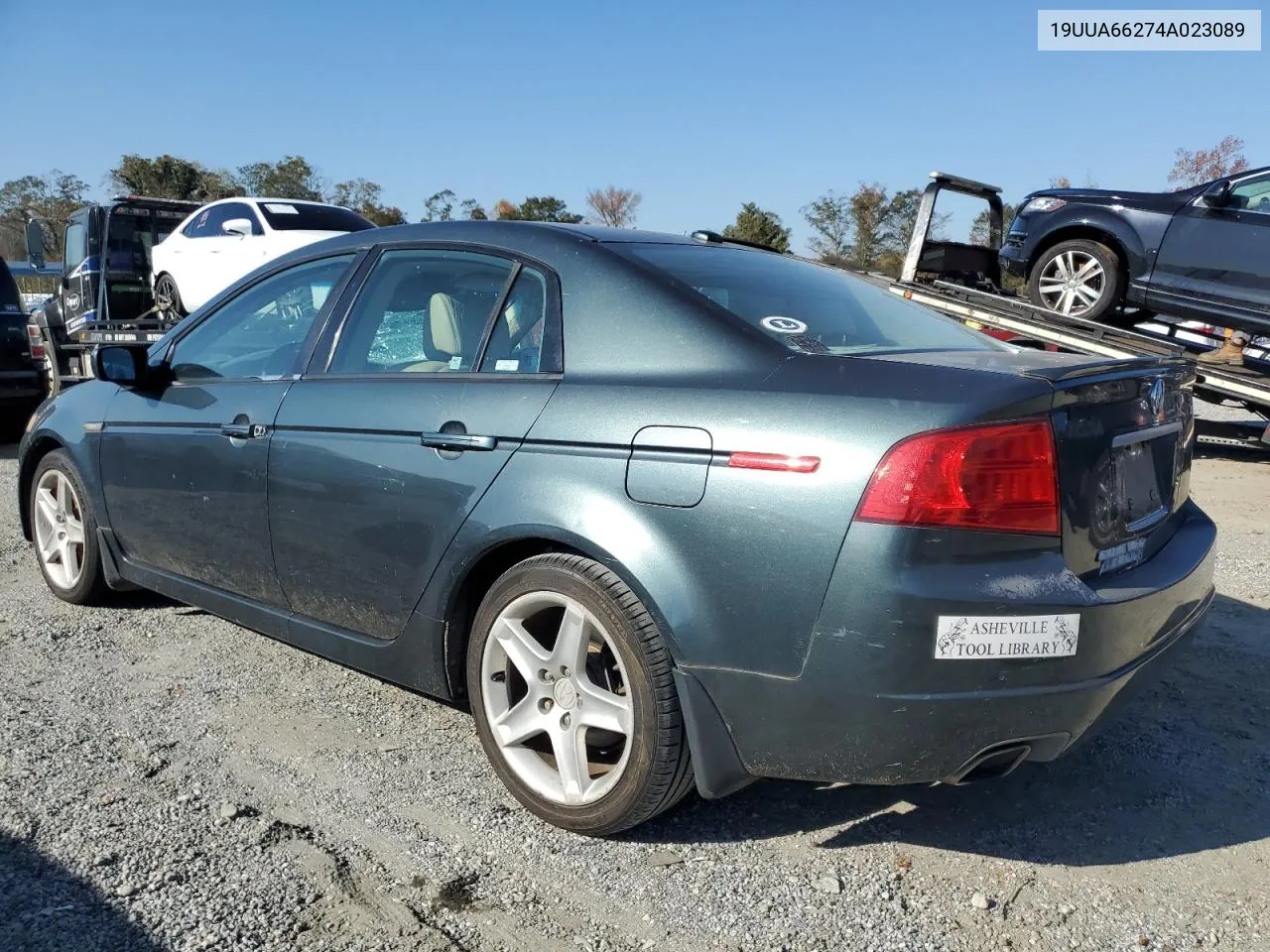 2004 Acura Tl VIN: 19UUA66274A023089 Lot: 78355954