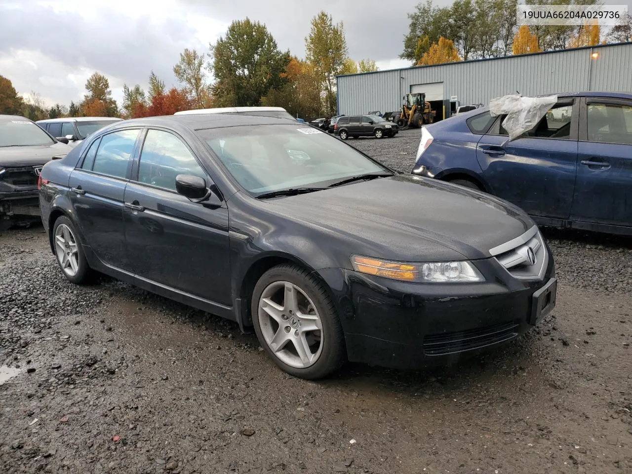 2004 Acura Tl VIN: 19UUA66204A029736 Lot: 79579404