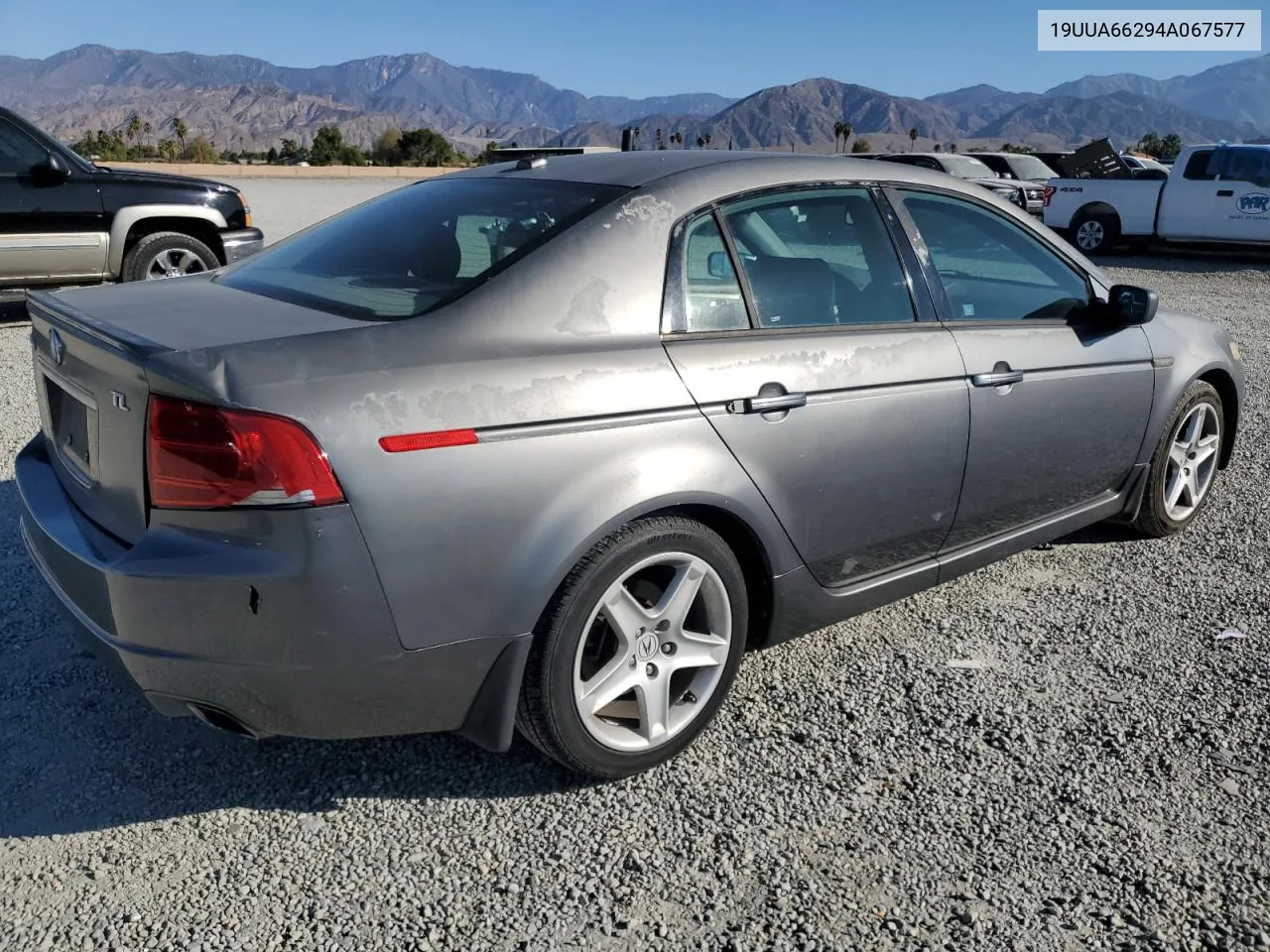 2004 Acura Tl VIN: 19UUA66294A067577 Lot: 80164384