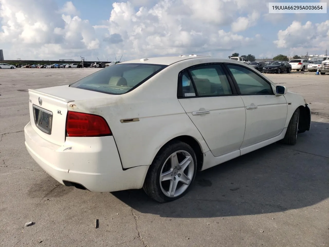 2005 Acura Tl VIN: 19UUA66295A003654 Lot: 61925294